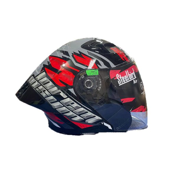 کلاه بدون فک steelbird مدل sba-16 عینک دار - تصویر 7