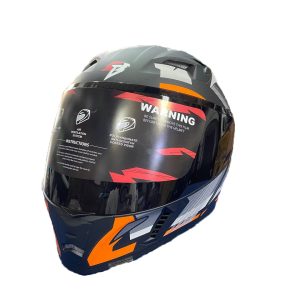 کلاه فک متحرک steelbird مدل sba-20 طرح دار